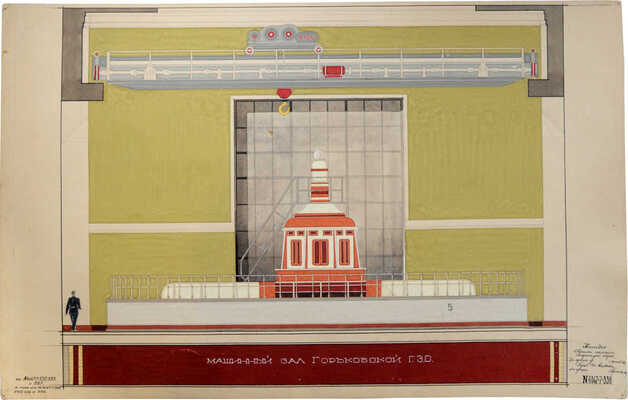 Козлов А. В.. Машинный зал Горьковской Г. Э. С.